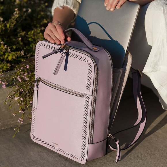 BRAND NEW | Kaya 15 inch Laptop Backpack | Lavender main image 5